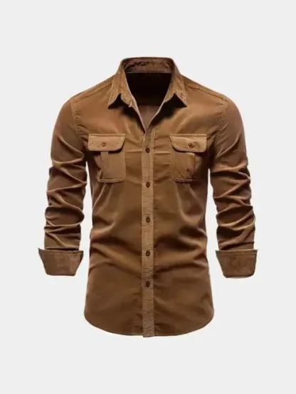 Casual Business Corduroy Shirt