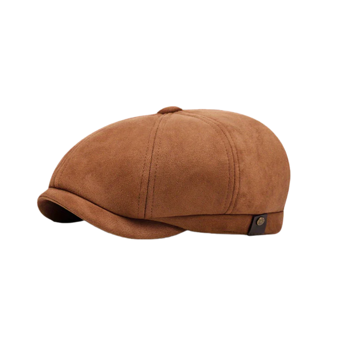 Stylish Suede Newsboy Cap