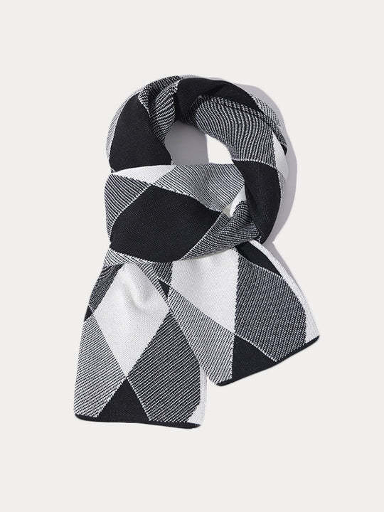 Premium Warm Geometric Pattern Scarf