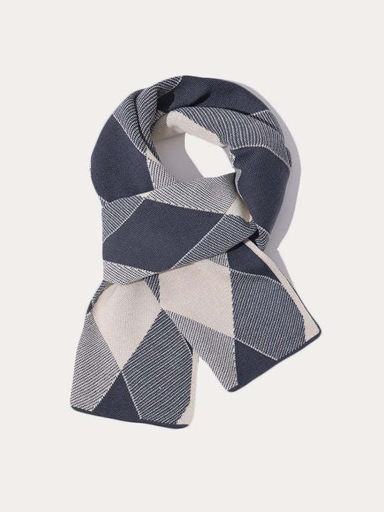 Premium Warm Geometric Pattern Scarf