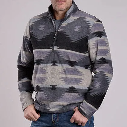 Men's Aztec 1/4 Zip Micro Fleece Pullover