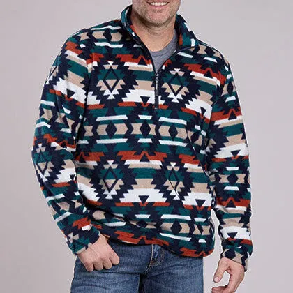 Men's Aztec 1/4 Zip Micro Fleece Pullover