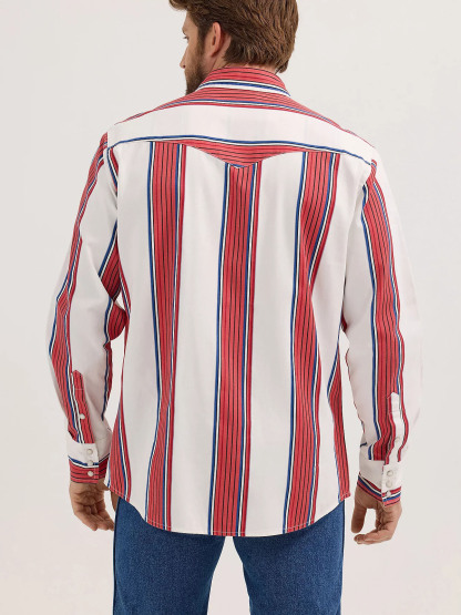 Vintage Western Striped Shirt