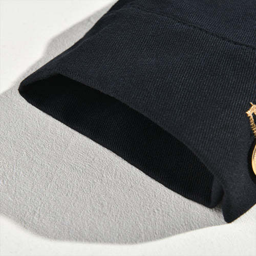 Men's Vintage Casual Solid Stand Collar Button Jacket