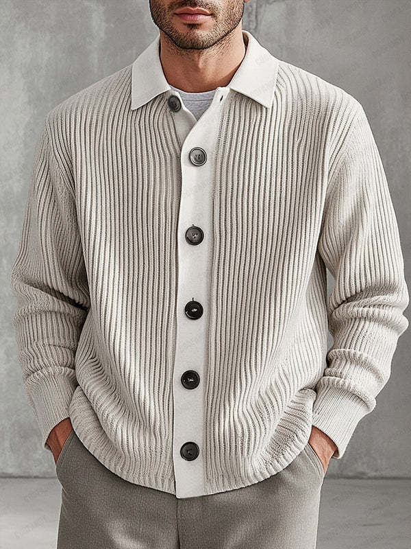 Classic Soft Button Knit Cardigan