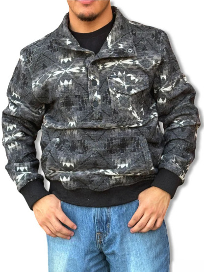 Aztec Western Cowboy Pullover
