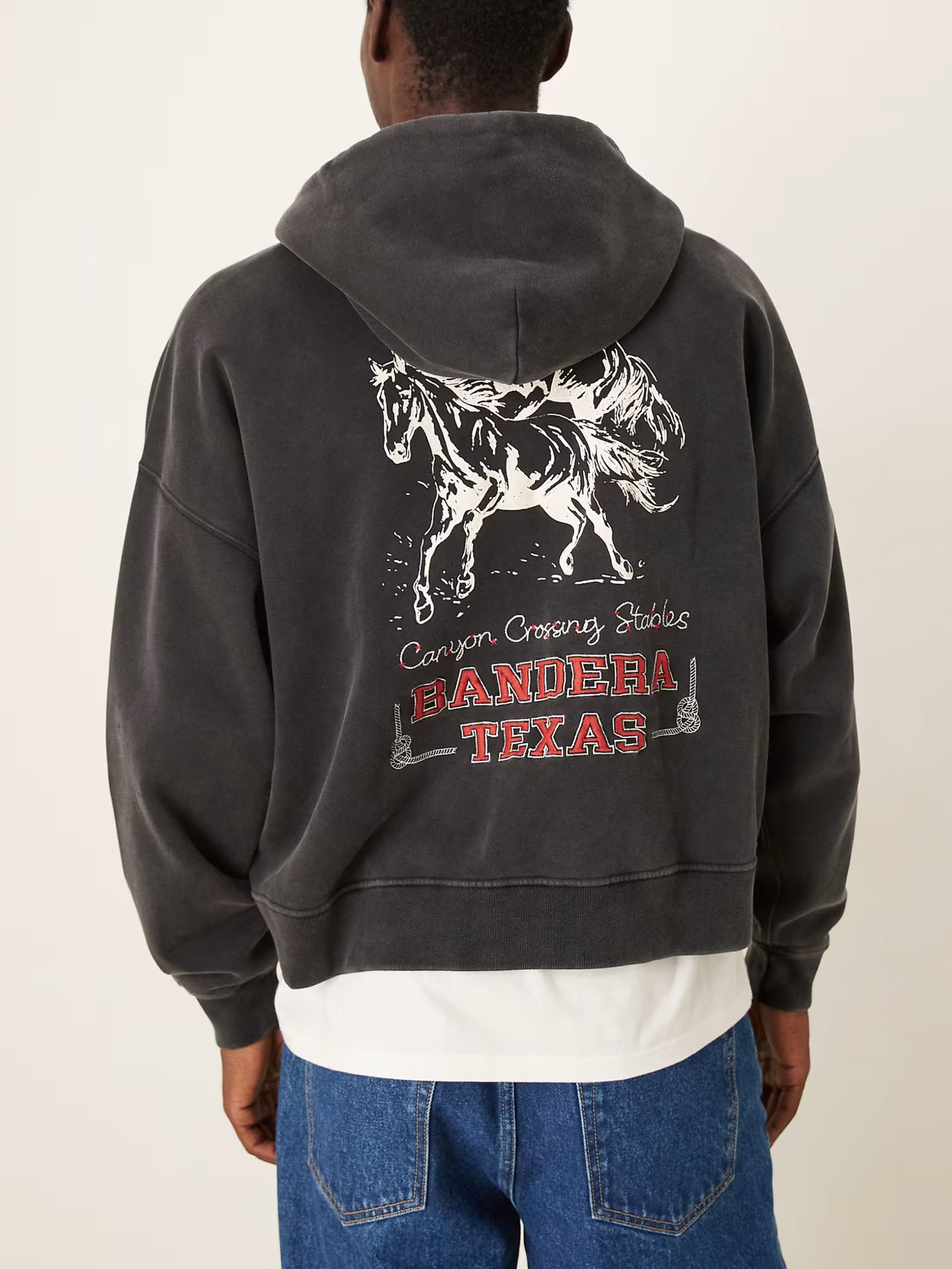 Western Cowboy Zipper Hoodie Jacket