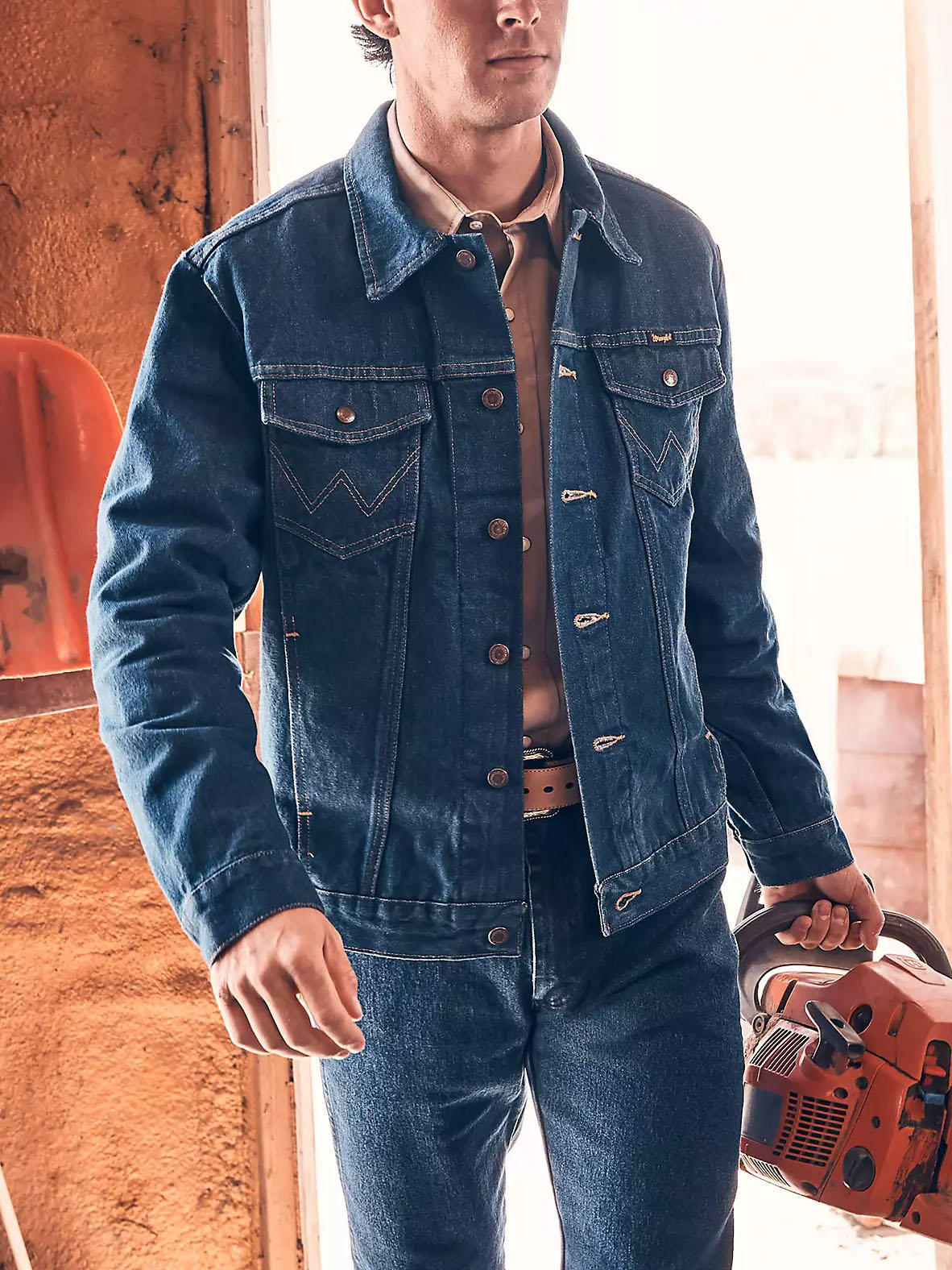 Denim Western Cowboy Jacket