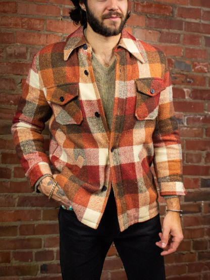 Western Cowboy Plaid Shirt