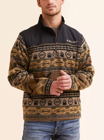 Aztec Western Cowboy Pullover