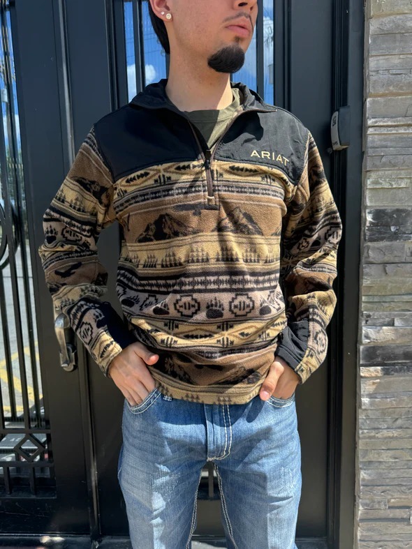 Aztec Western Cowboy Pullover