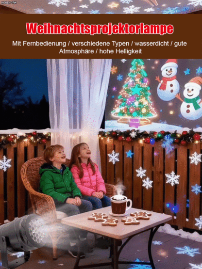 Bunte Atmosphären-Projektorlampe ✨