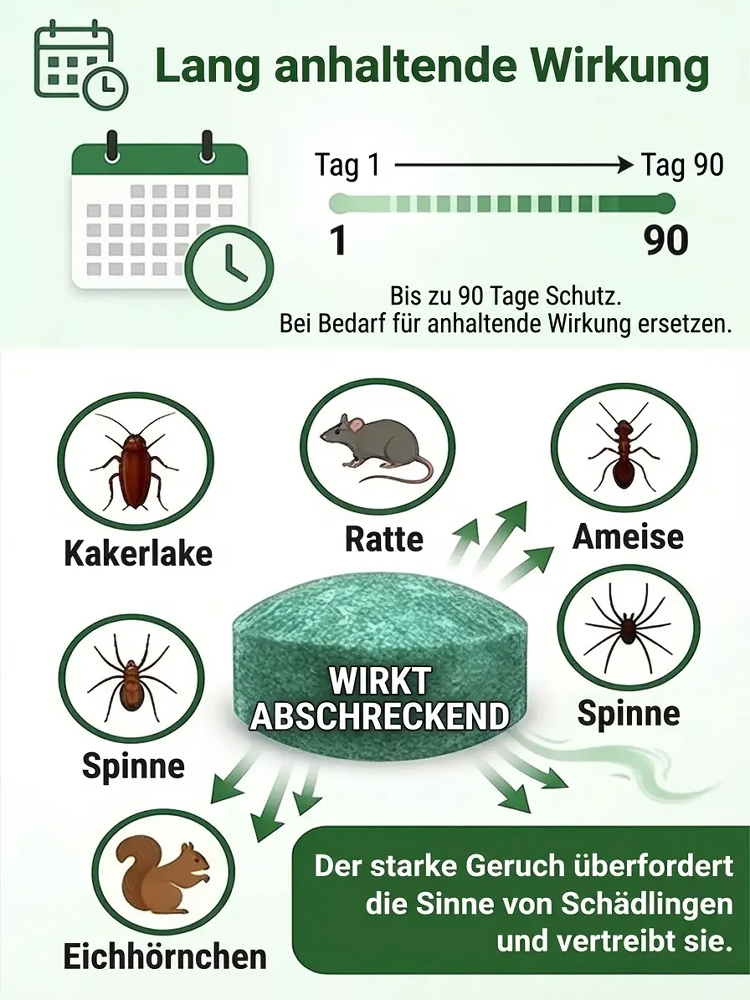 Mäuseabwehrtabletten