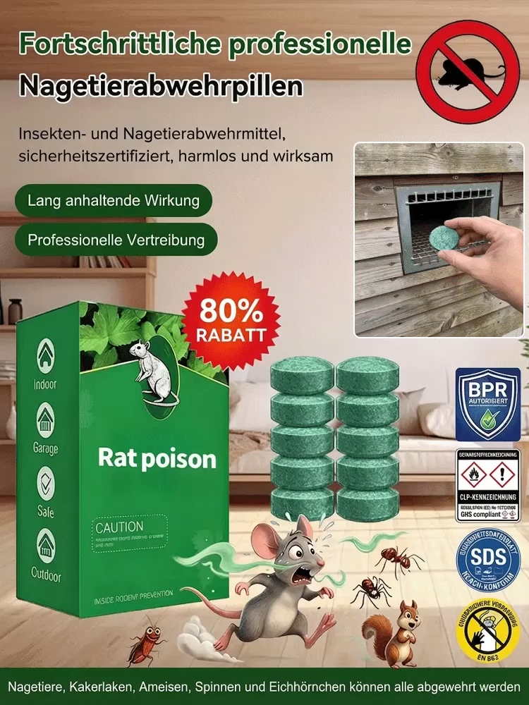 Mäuseabwehrtabletten