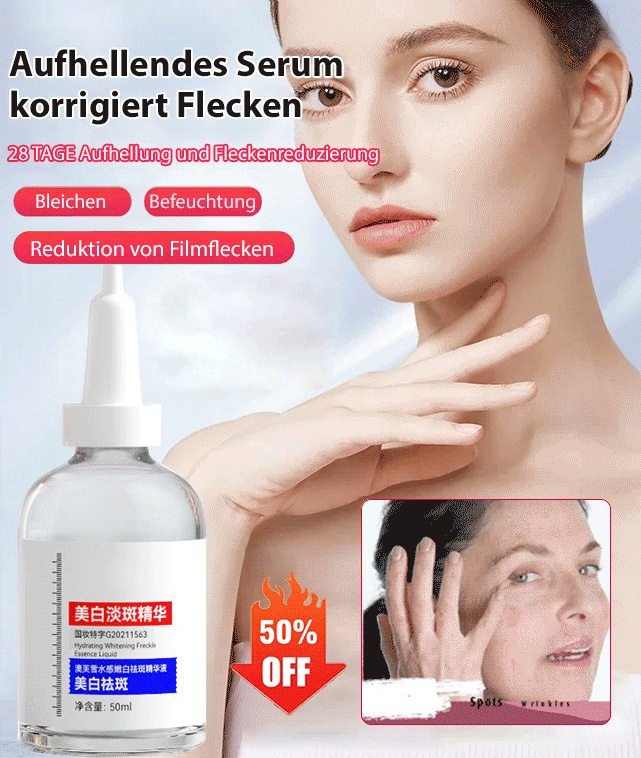 Aufhellendes Serum gegen Hautunreinheiten