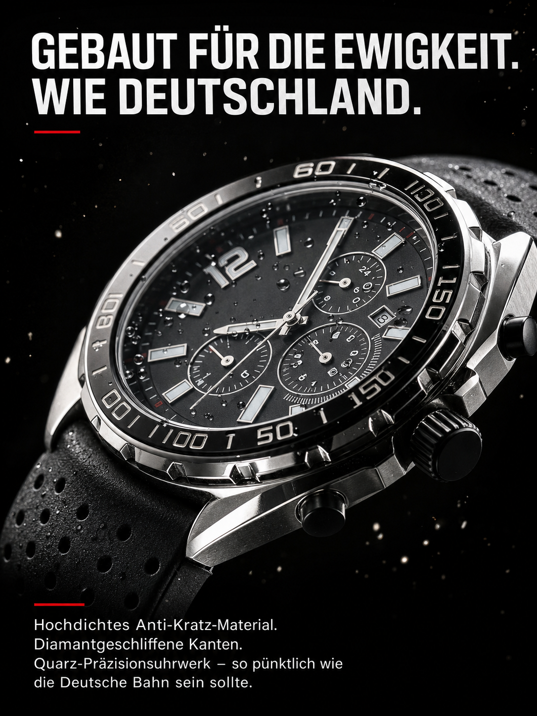 Skelett-Chronograph 2er-Set | Ursprünglich exklusiv für Baden-Luxushotels – Nur für die ersten 100 Besteller!