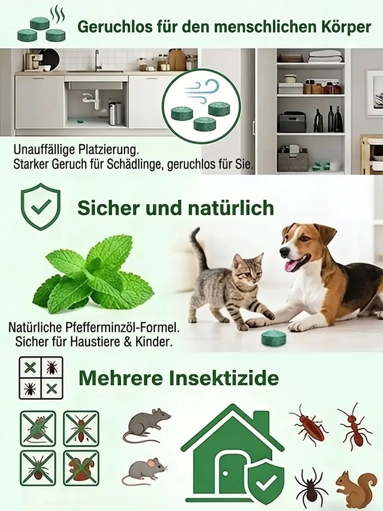 Mäuseabwehrtabletten