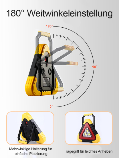 Auto-Dreieck-Solar-Warnleuchte