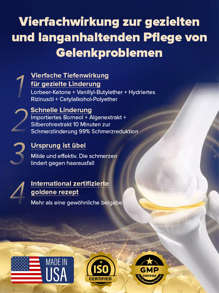 【7 Tage zur Wiederherstellung der Gelenkvitalität】Gelenkkomfort-Massagecreme