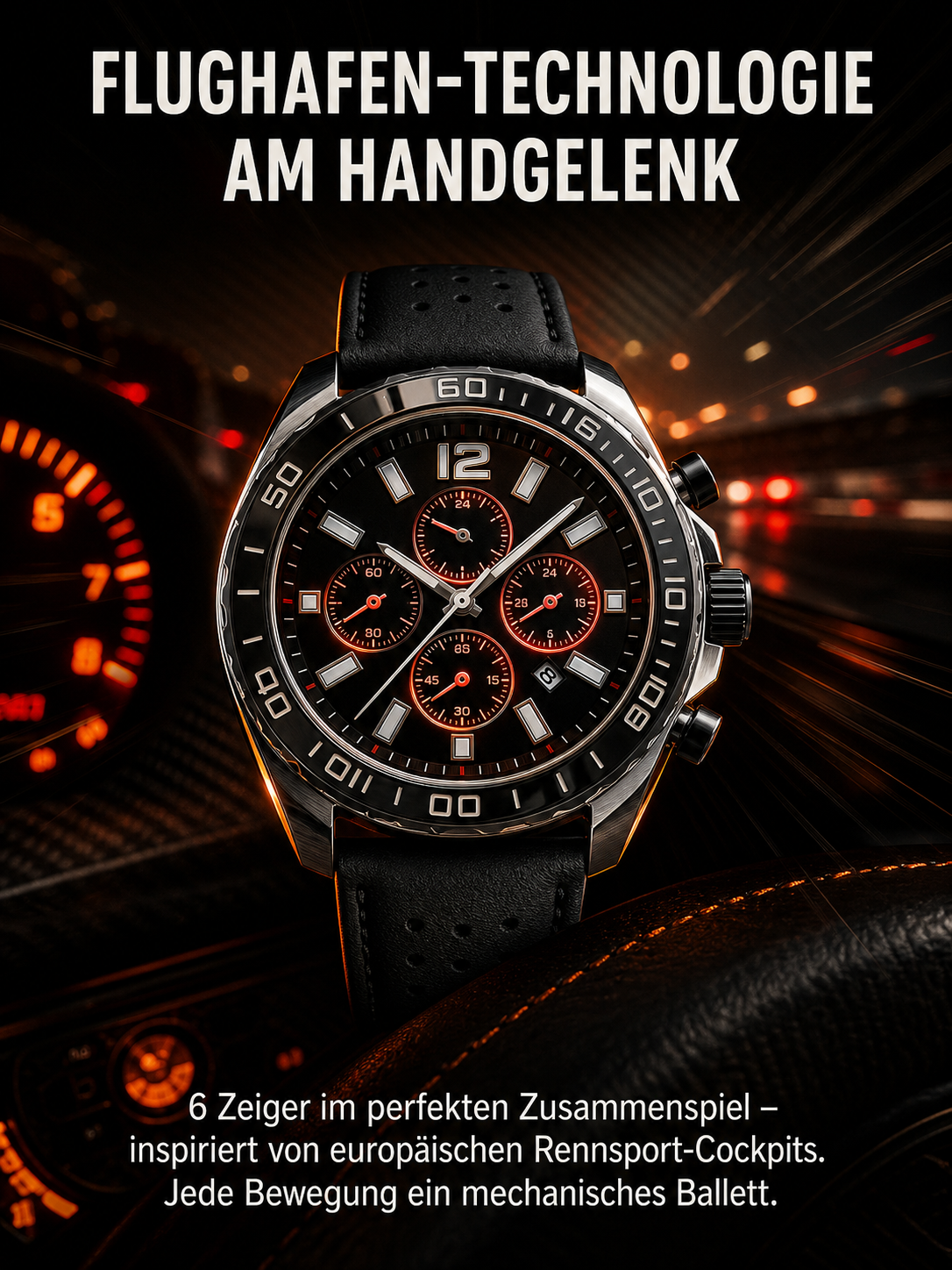 Skelett-Chronograph 2er-Set | Ursprünglich exklusiv für Baden-Luxushotels – Nur für die ersten 100 Besteller!