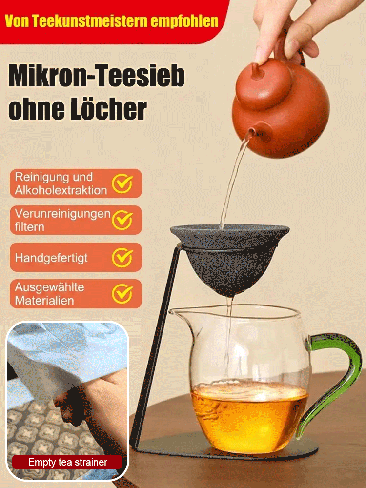 [Empfehlung des Teemeisters] Hochwertiges Teesieb ohne Löcher