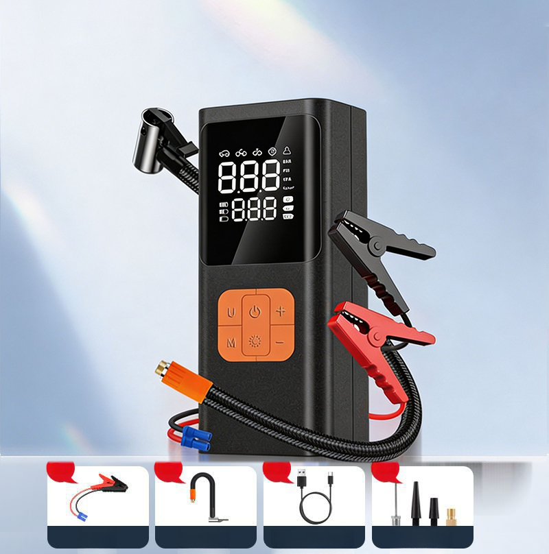 Multifunktionale Starthilfe-Powerbank für Autos