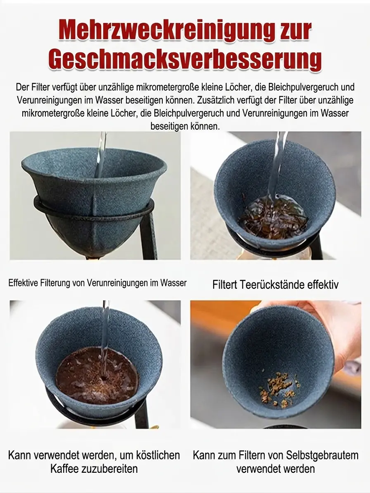 [Empfehlung des Teemeisters] Hochwertiges Teesieb ohne Löcher