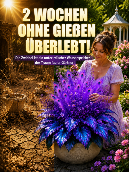 Seltene Schwarz-Blaue Funkie | Winterhart & Schattenfest | Einmal pflanzen – jedes Jahr neu