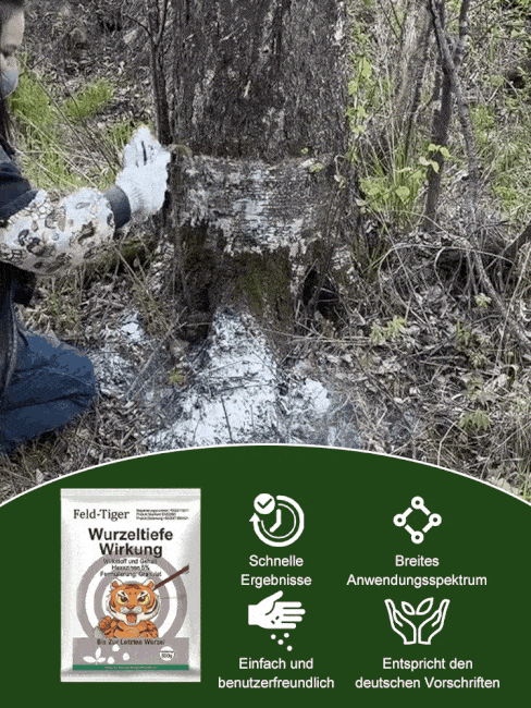 Baum-, Bambus- und Strauchwurzelentferner.