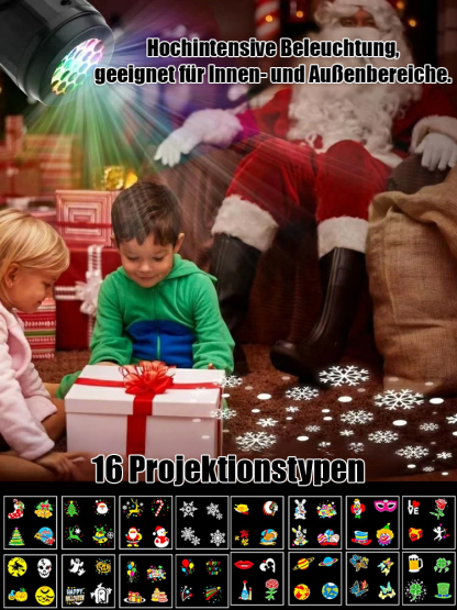 Bunte Atmosphären-Projektorlampe ✨