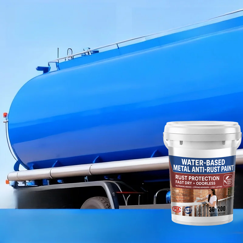 【Nunca se Oxida】Pintura metálica anticorrosiva al agua ✨ ¡Adiós al óxido en 60 segundos! 🛑 Sin lijar, sin raspar. 100% Ecológico y Seguro