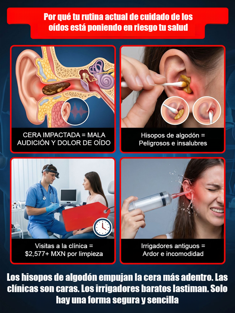 ¡Vuelve a escuchar con total claridad al instante! 💛 ¡Dile adiós a la comezón y a los oídos tapados con una sola aplicación! 🌟