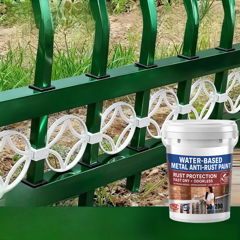 【Nunca se Oxida】Pintura metálica anticorrosiva al agua ✨ ¡Adiós al óxido en 60 segundos! 🛑 Sin lijar, sin raspar. 100% Ecológico y Seguro