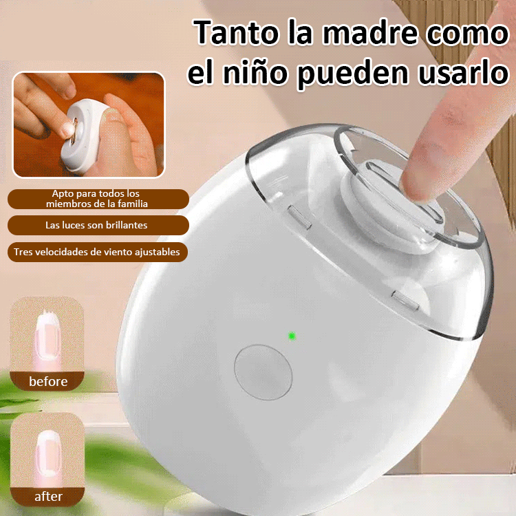 ¡Manos listas en solo 1 minuto! Ideal para todas las edades: ¡tu limador eléctrico de uñas!
