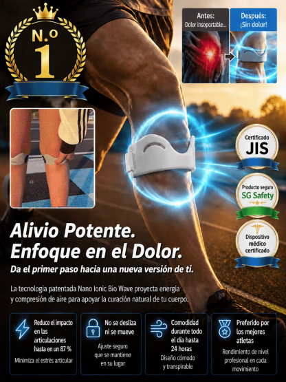 Ortesis de Rótula Biomimética de Gravedad Cero 👉 30 kg menos de presión!