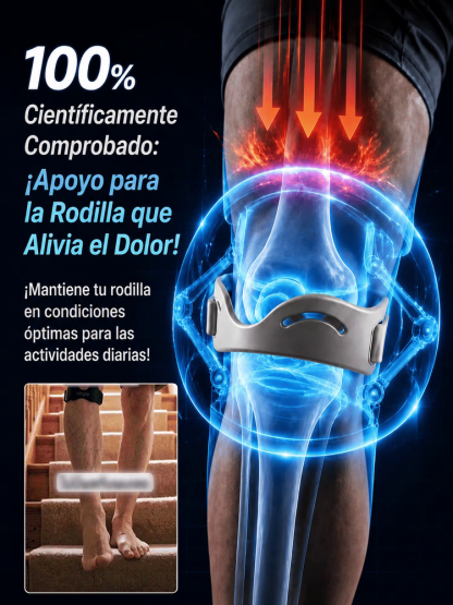 Ortesis de Rótula Biomimética de Gravedad Cero 👉 30 kg menos de presión!