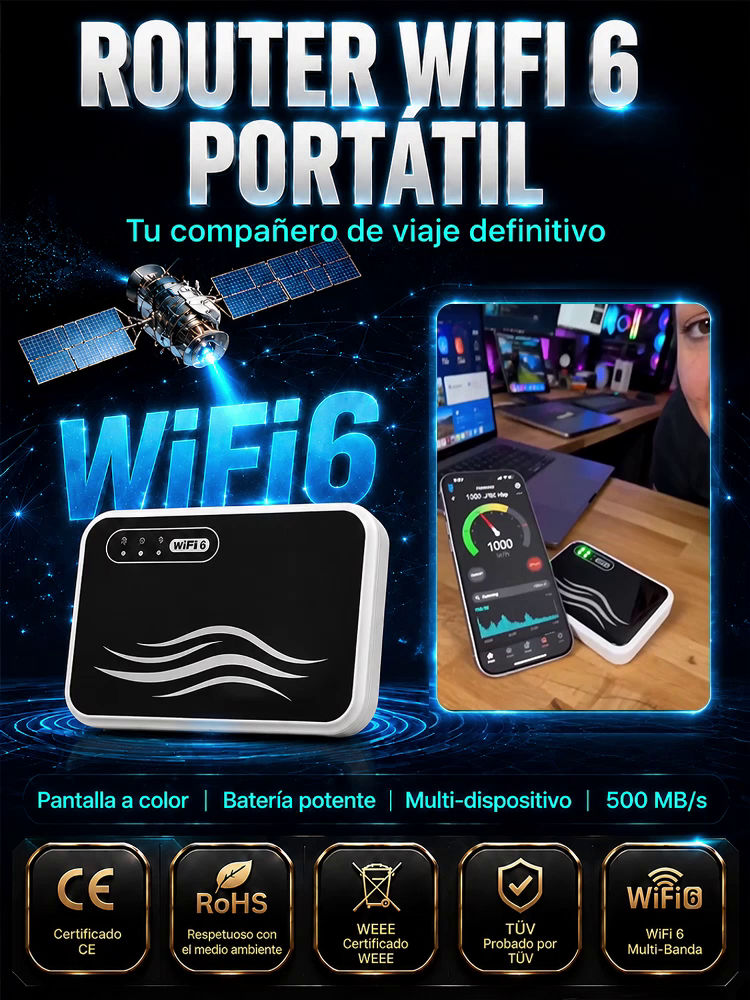[Sin chip y sin configuraciones raras] Wi-Fi Portátil 🔥 ¡$0 pesos de renta para siempre! 🔥