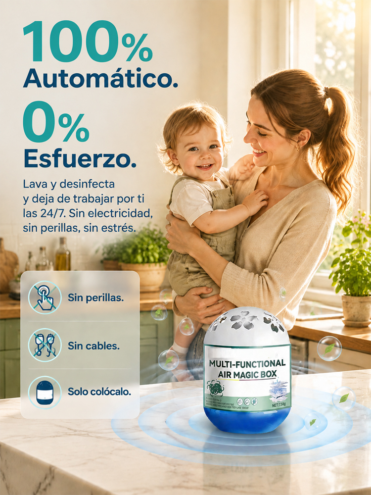 Caja eliminadora de polvo de nivel micrométrico 🚀 ¡Di adiós al polvo y alérgenos en solo 1 segundos!