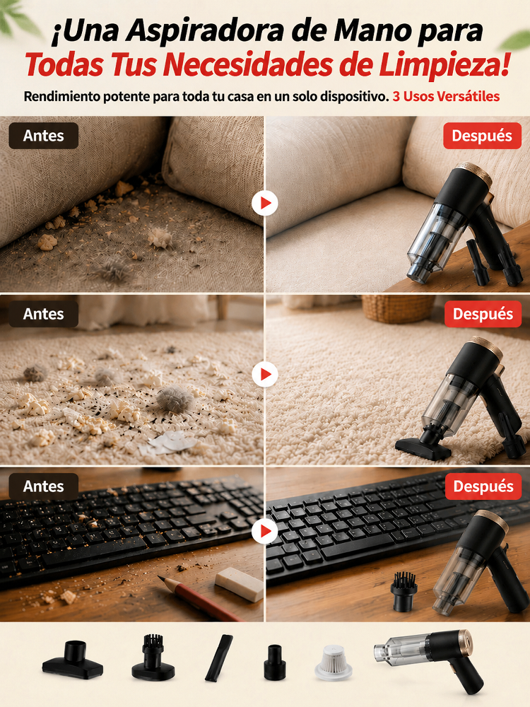 Aspiradora automática 4 en 1