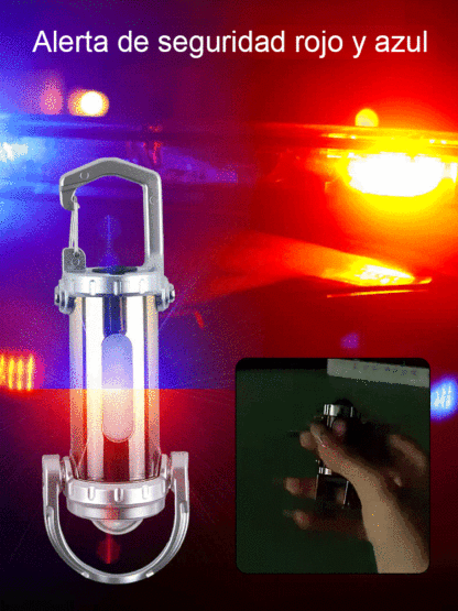 【Linterna mini de 6000 lúmenes】¡Power bank, linterna y luz de emergencia SOS… todo en uno! 🔦⚡🚨