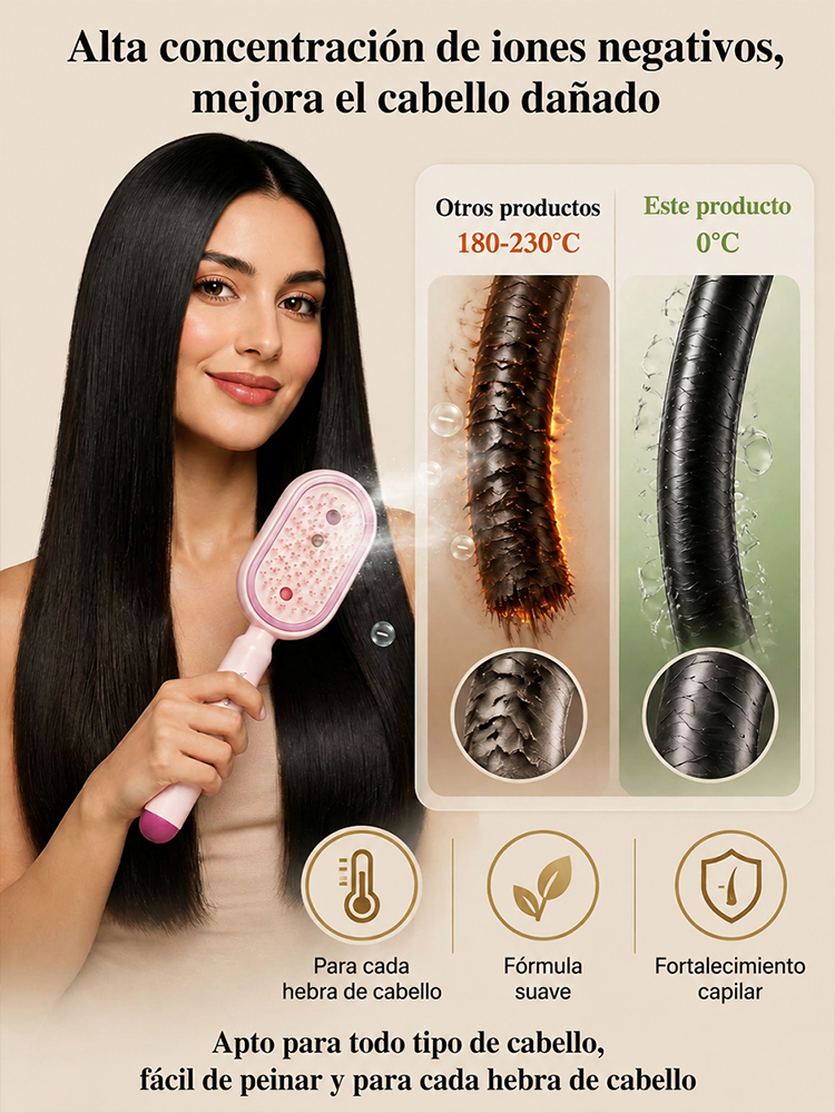 Peine de vapor multifuncional