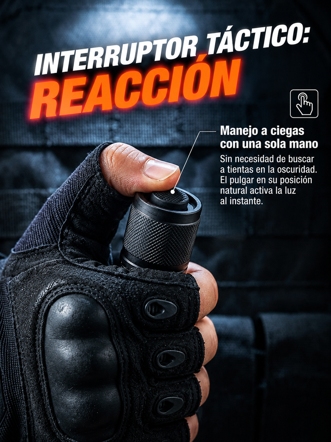 Linterna láser blanca de alta potencia con zoom ajustable | Alcance de 1500m | 10,000 Lúmenes | Más de 12h de Autonomía