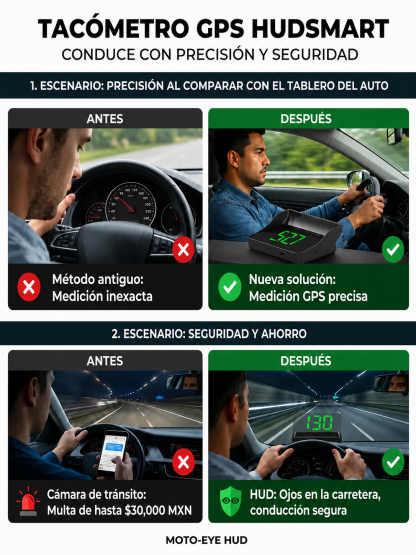 ¡En solo 1 segundo, cualquier auto se convierte en un Navegador con IA!【Copiloto Inteligente HUD】Queda perfecto en cualquier vehículo, ya sea auto, SUV, pickup o camper