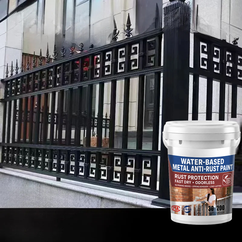 【Nunca se Oxida】Pintura metálica anticorrosiva al agua ✨ ¡Adiós al óxido en 60 segundos! 🛑 Sin lijar, sin raspar. 100% Ecológico y Seguro