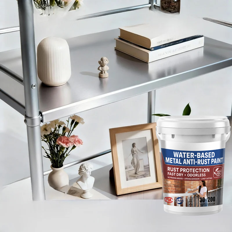 【Nunca se Oxida】Pintura metálica anticorrosiva al agua ✨ ¡Adiós al óxido en 60 segundos! 🛑 Sin lijar, sin raspar. 100% Ecológico y Seguro
