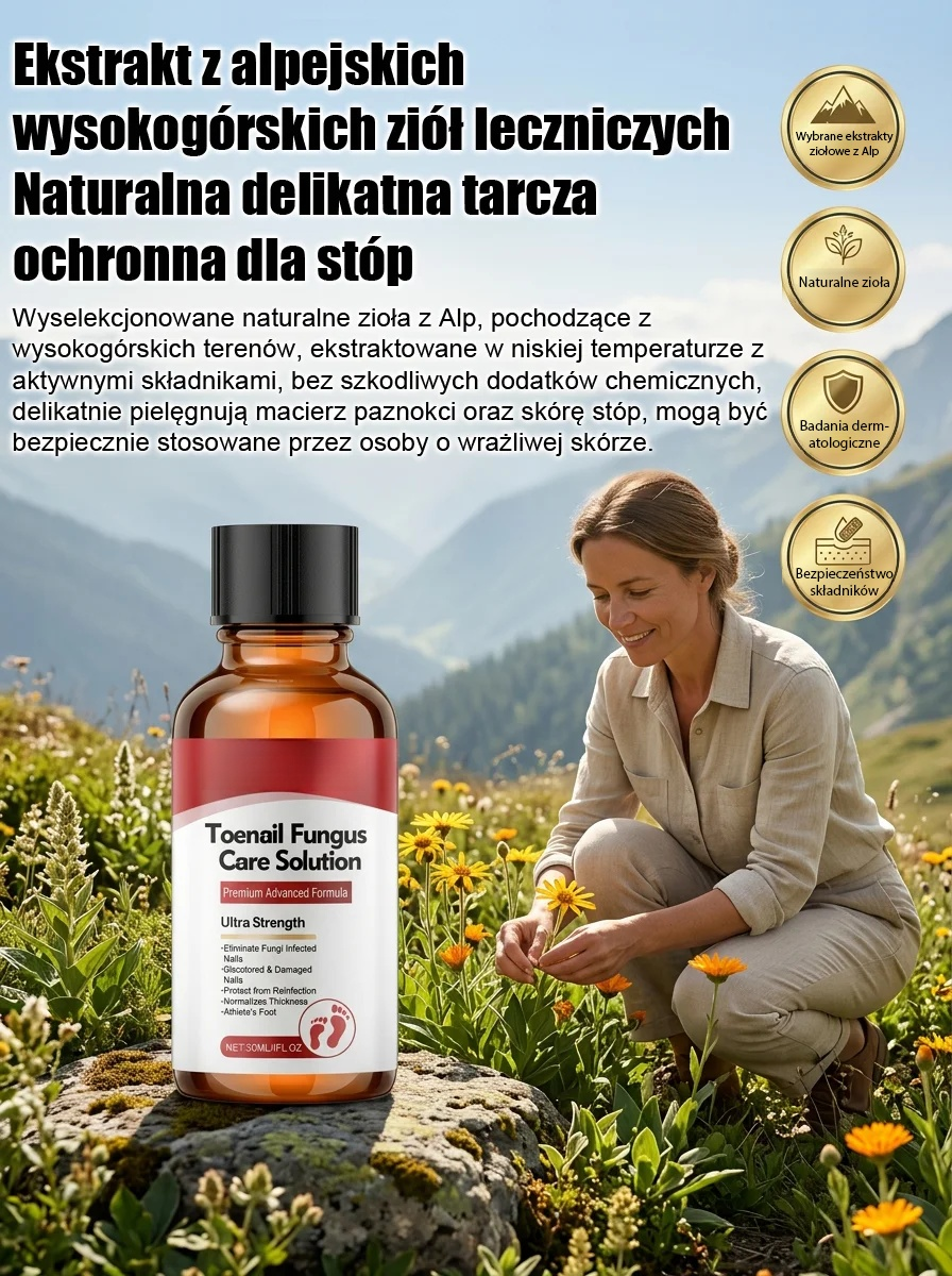 100% bezbolesne krople: bez potrzeby usuwania paznokci, szlifowania czy bandażowania – już w 14 dni odzyskasz zdrowe, nowe paznokcie!