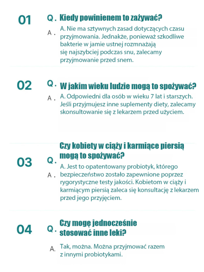 🌿Polecane przez dentystów: Zdrowa mikroflora jamy ustnej.