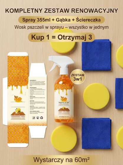 🛠️Żółknięcie, starzenie się, blaknięcie? Wystarczy jeden sprysk i przetarcie, aby wszystko wyglądało jak nowe!