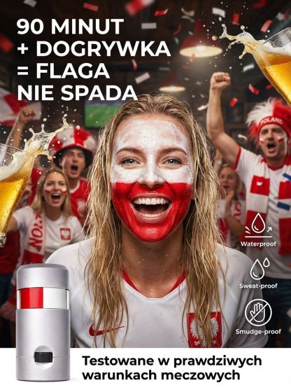 ⚡️W 1 sekundę stwórz idealny malarski makijaż w barwach flagi narodowej