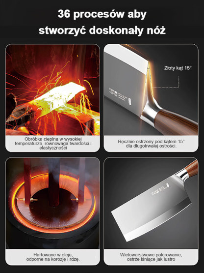 ‼️ Uwaga! Ten nóż pokroi mięso tak grube za jednym zamachem! 🔪🥩 Superszybki i łatwy w krojeniu – jak masło! 😱